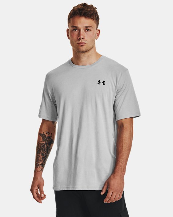 Men's UA Left Chest Lockup T-Shirt in Gray image number 0